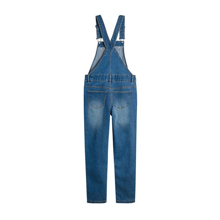 Cool Club, Spodnie ogrodniczki jeansowe dziewczęce, denim