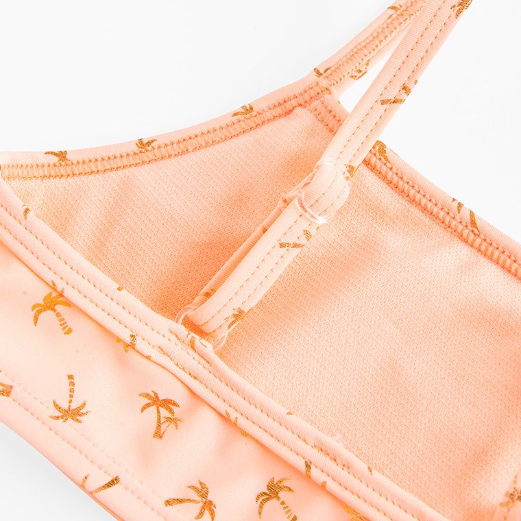 Cool Club, Strój kąpielowy dziewczęcy dwuczęściowy, UV 50, pomarańczowy