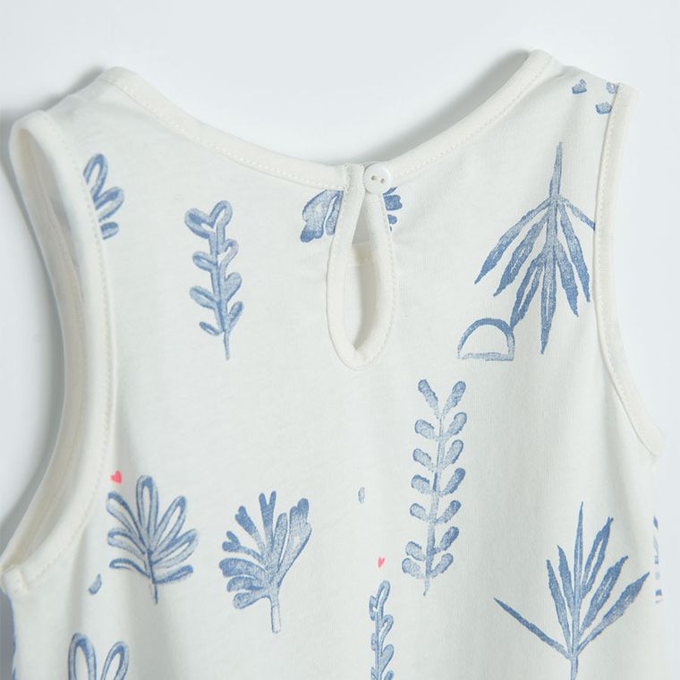 Cool Club, Sukienka dziewczęca bez rękawów, biała