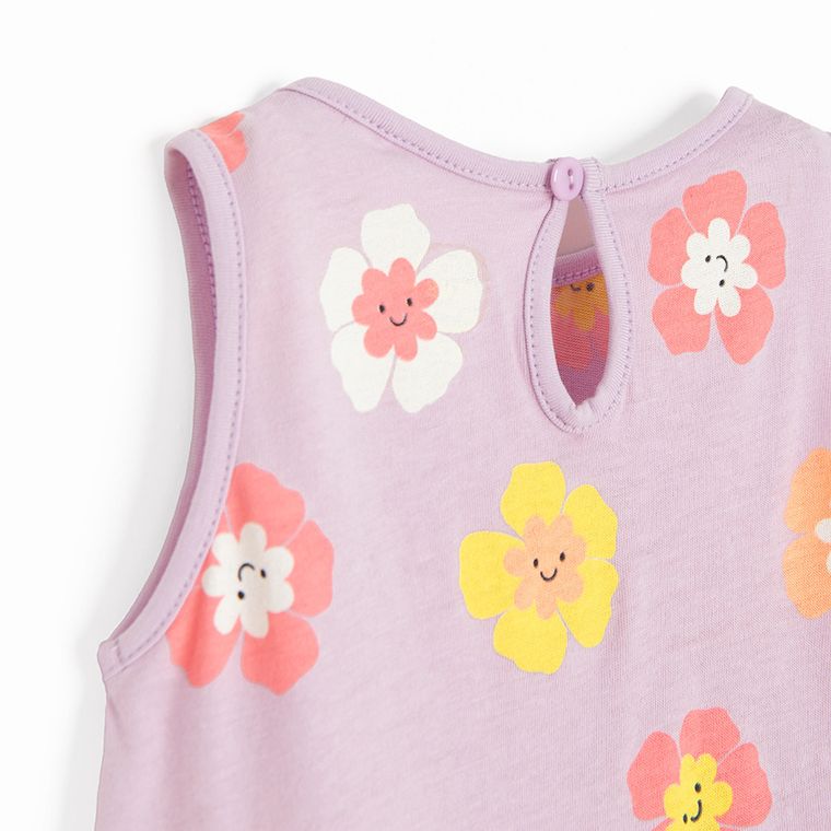 Cool Club, Sukienka dziewczęca bez rękawów, fioletowa