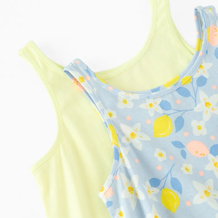 Cool Club, Sukienka dziewczęca bez rękawów, mix, zestaw, 2 szt.