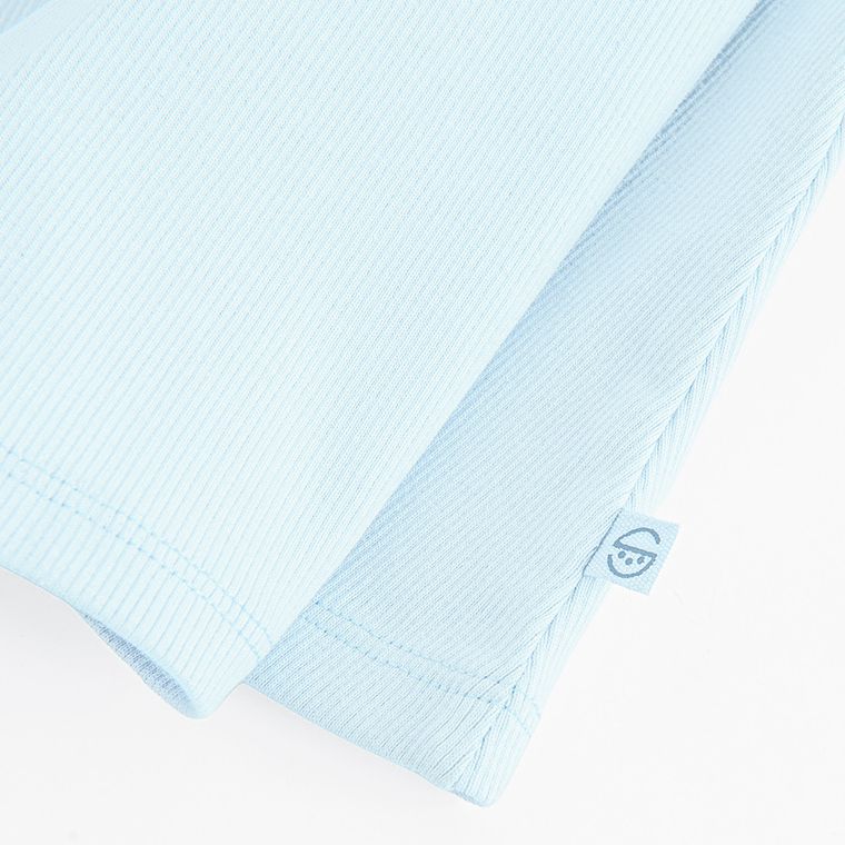 Cool Club, Sukienka dziewczęca bez rękawów, prążkowana, niebieska