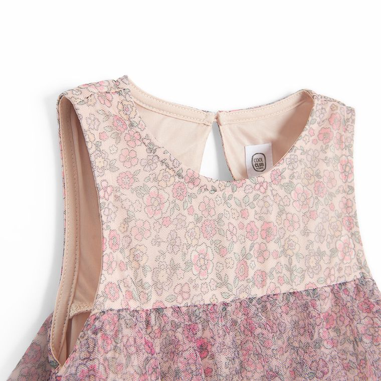 Cool Club, Sukienka dziewczęca bez rękawów, różowa