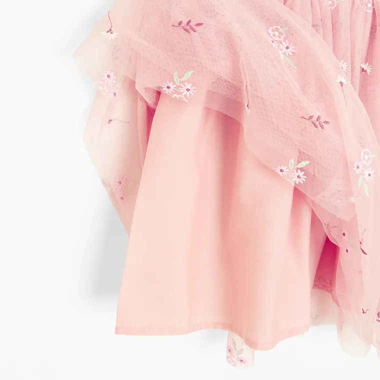 Cool Club, Sukienka dziewczęca bez rękawów, różowa