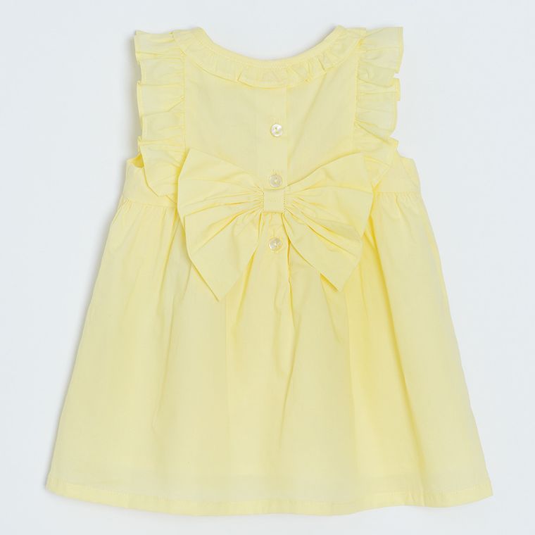 Cool Club, Sukienka dziewczęca bez rękawów, żółta