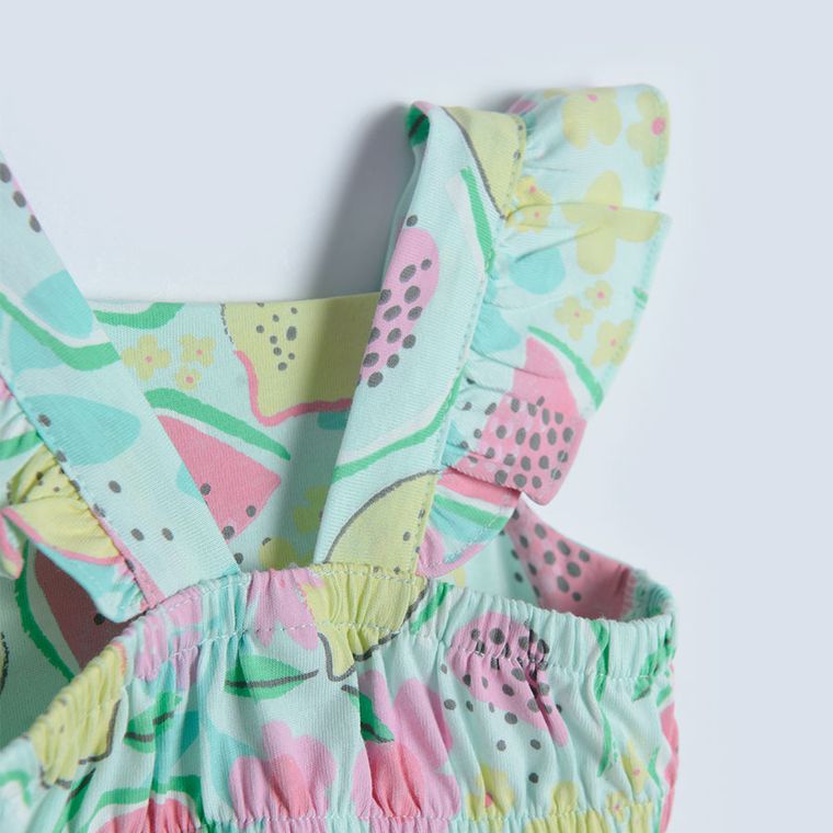 Cool Club, Sukienka dziewczęca na ramiączka, miętowa