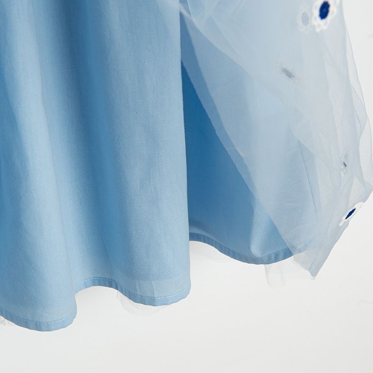 Cool Club, Sukienka dziewczęca na ramiączka, niebieska