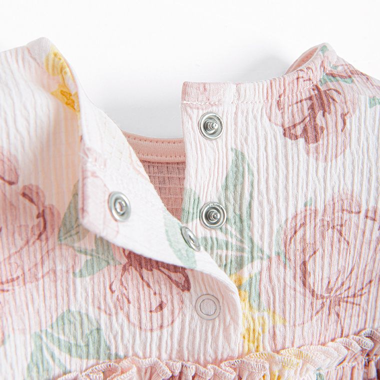 Cool Club, Sukienka dziewczęca z długim rękawem, różowa