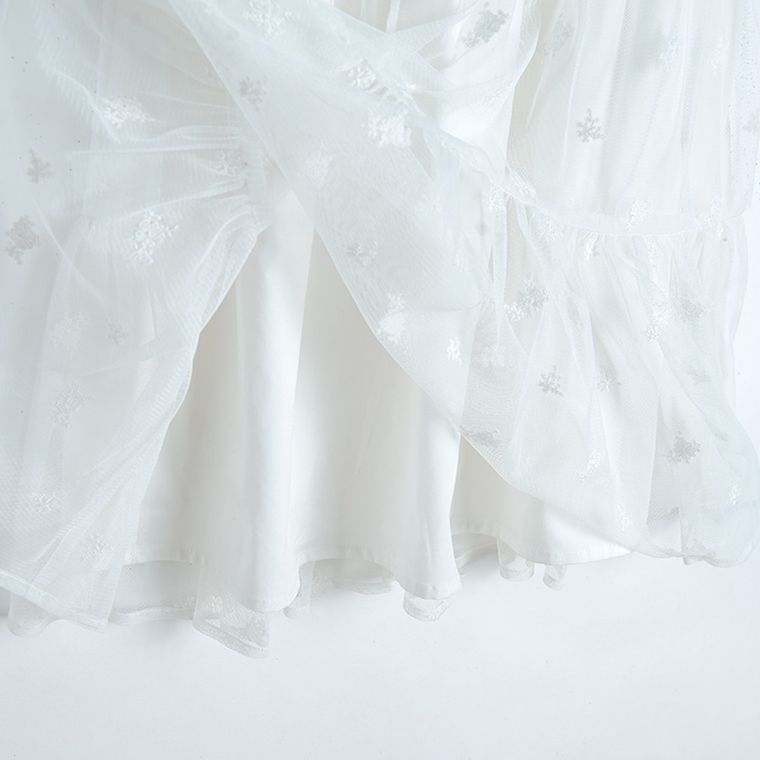 Cool Club, Sukienka dziewczęca z krótkim rękawem, biała