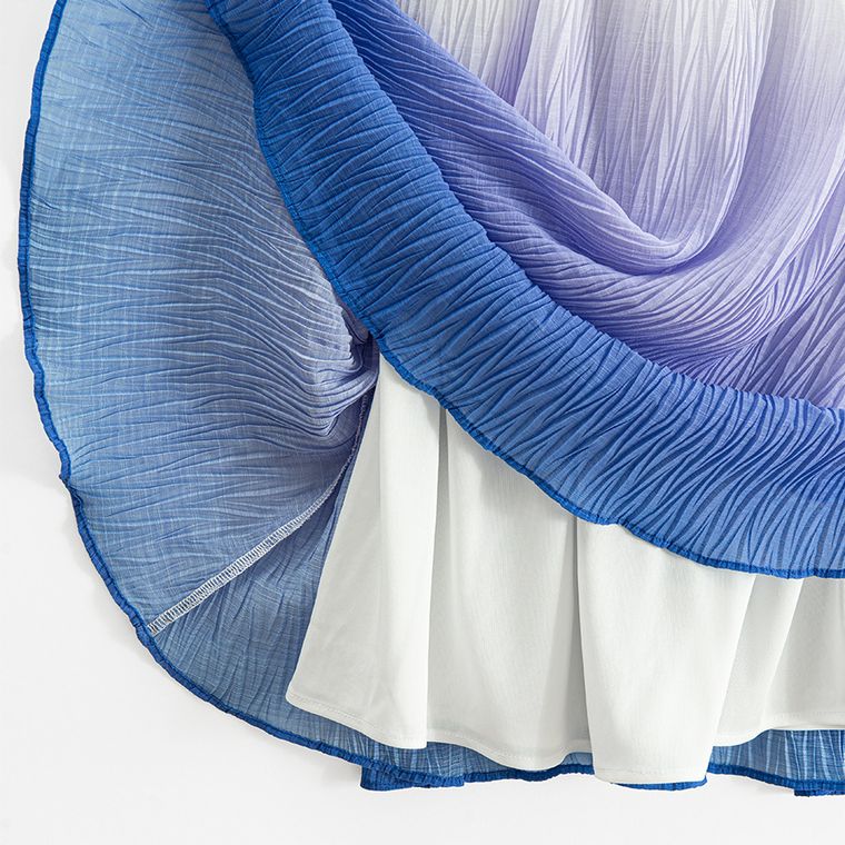 Cool Club, Sukienka dziewczęca z krótkim rękawem, biało-fioletowa