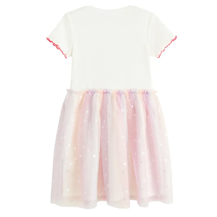 Cool Club, Sukienka dziewczęca z krótkim rękawem, mix, Lilo i Stitch