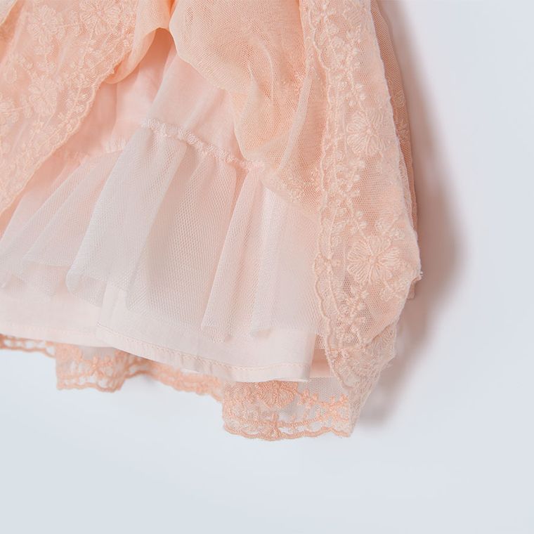 Cool Club, Sukienka dziewczęca z krótkim rękawem, różowa