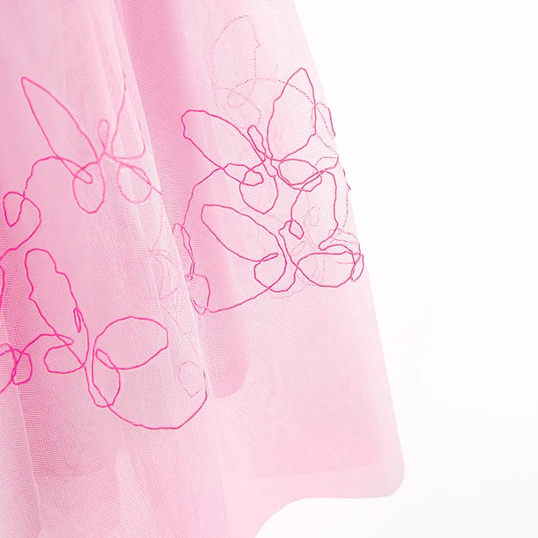 Cool Club, Sukienka dziewczęca z krótkim rękawem, różowa