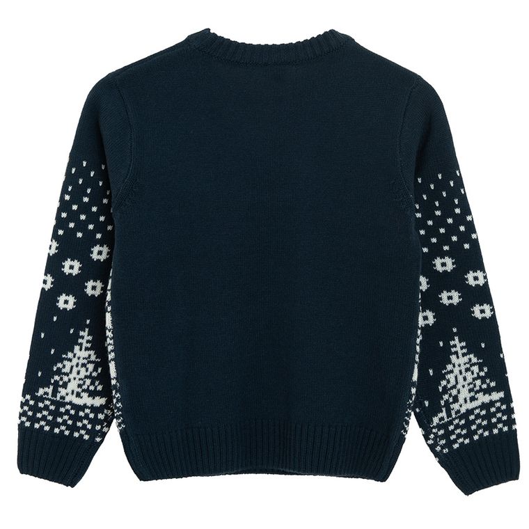 Cool Club, Sweter chłopięcy, granatowy