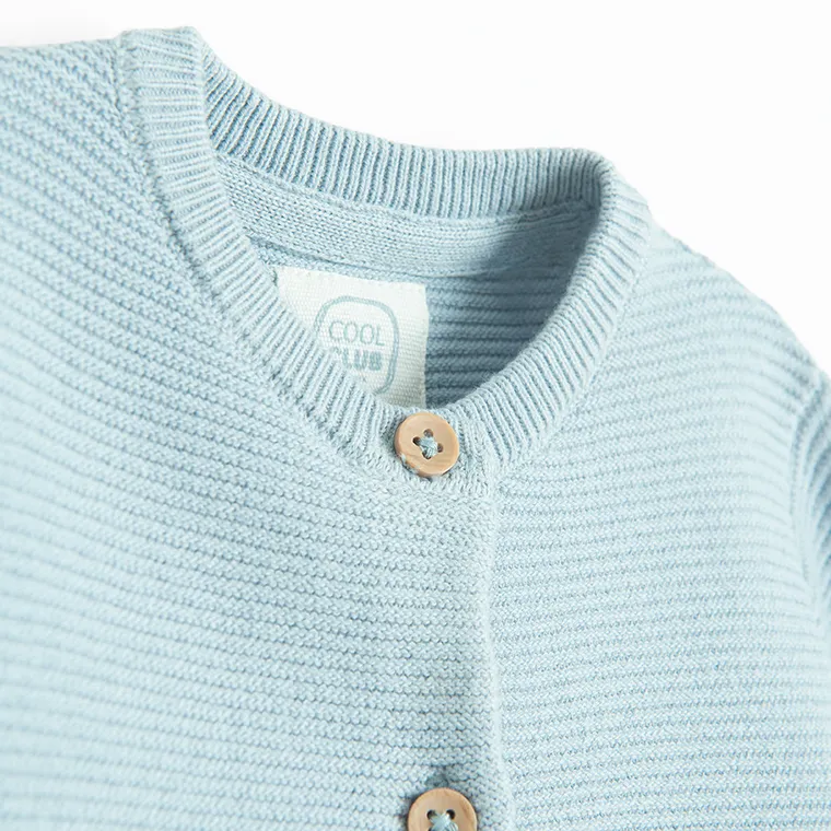 Cool Club, Sweter chłopięcy, rozpinany, niebieski