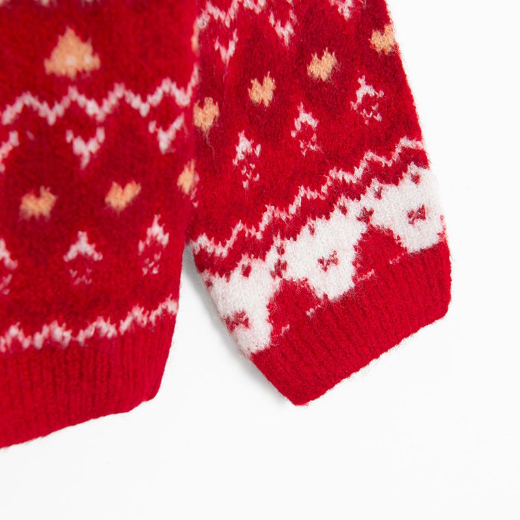 Cool Club, Sweter dziewczęcy, czerwony