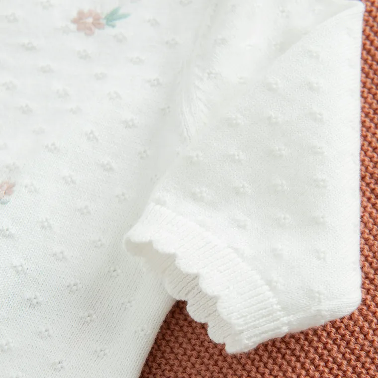 Cool Club, Sweter dziewczęcy, rozpinany, ecru