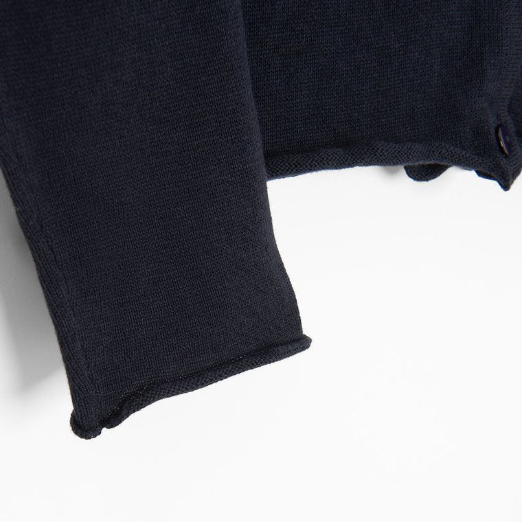 Cool Club, Sweter dziewczęcy, rozpinany, granatowy