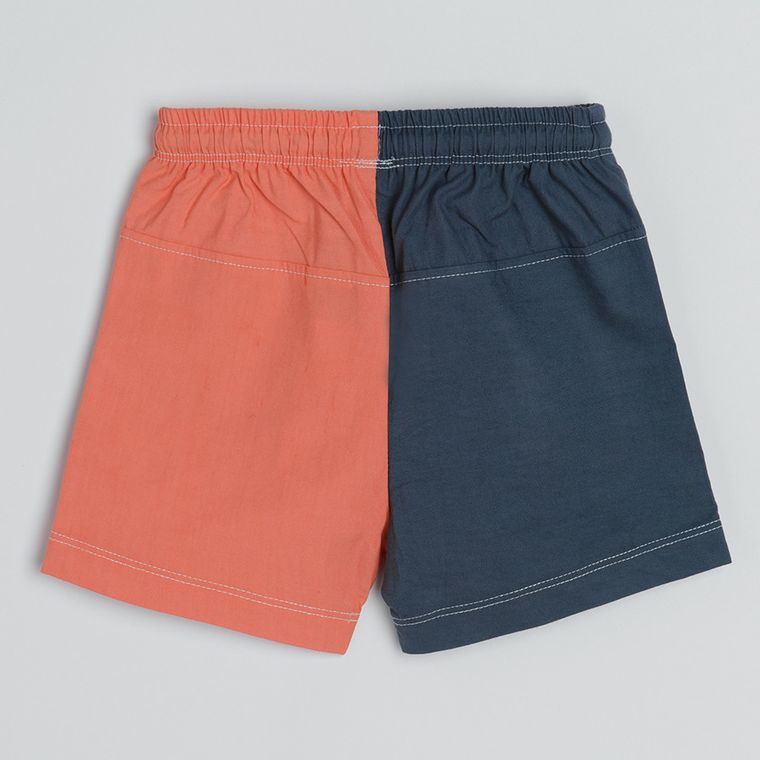 Cool Club, Szorty chłopięce, granatowo-pomarańczowe