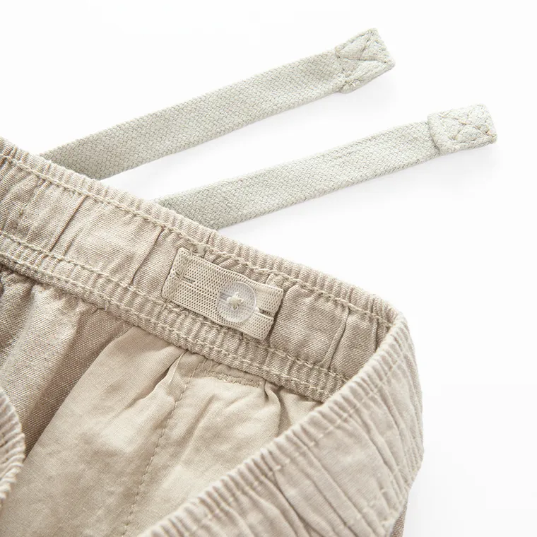 Cool Club, Szorty chłopięce z lnem, relaxed, beżowe