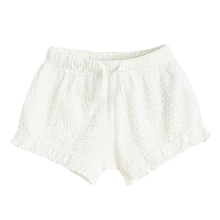 Cool Club, Szorty dziewczęce, białe, różowe, zestaw, 2 szt.