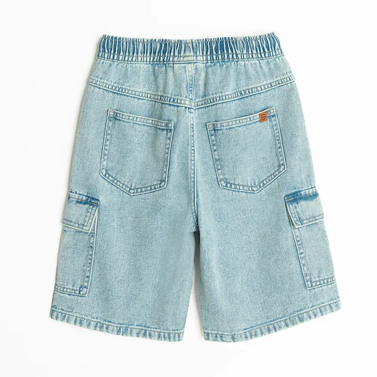 Cool Club, Szorty jeansowe chłopięce, pull on, niebieskie