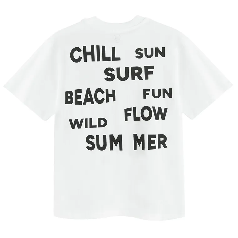Cool Club, T-shirt chłopięcy, biały