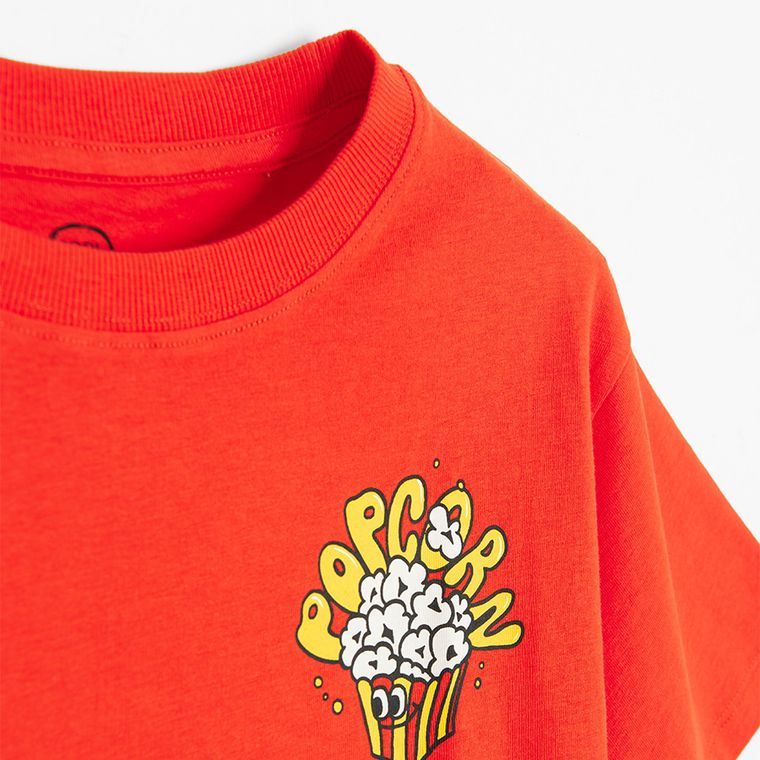 Cool Club, T-shirt chłopięcy, czerwony