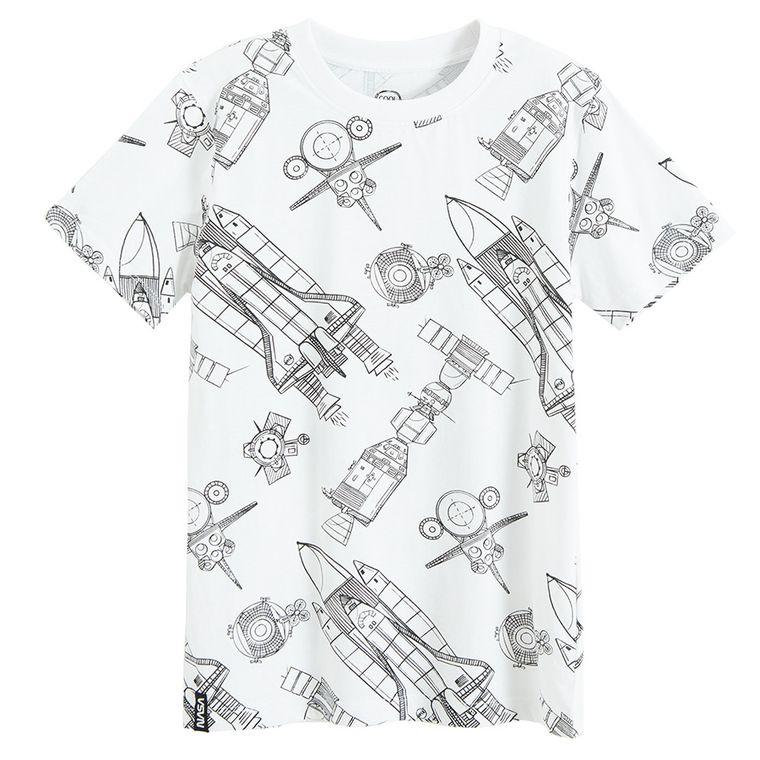 Cool Club, T-shirt chłopięcy, mix, NASA, zestaw, 2 szt.
