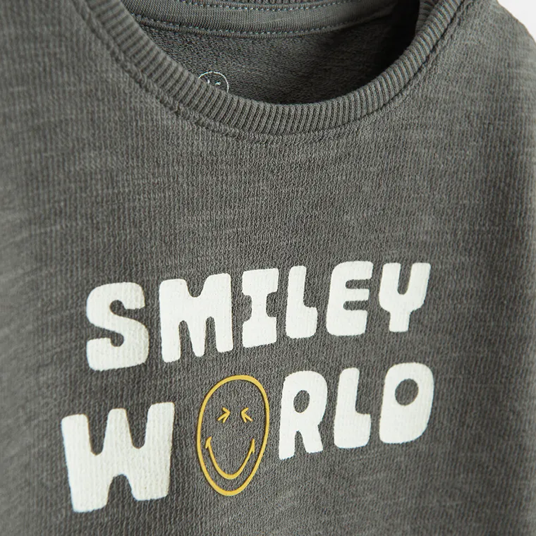 Cool Club, T-shirt chłopięcy, mix, SmileyWorld, zestaw, 2 szt.