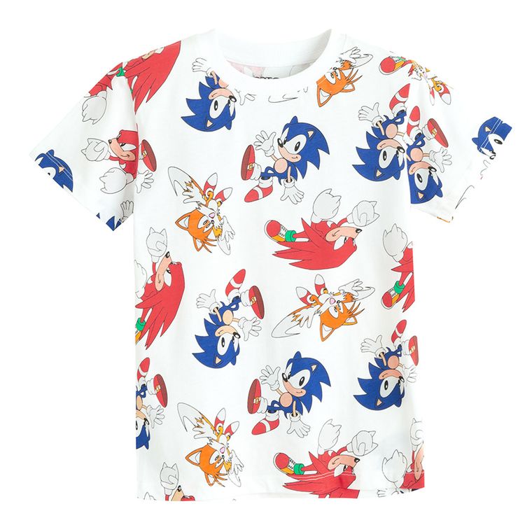 Cool Club, T-shirt chłopięcy, mix, zestaw, 2 szt., Sonic the Hedgehog