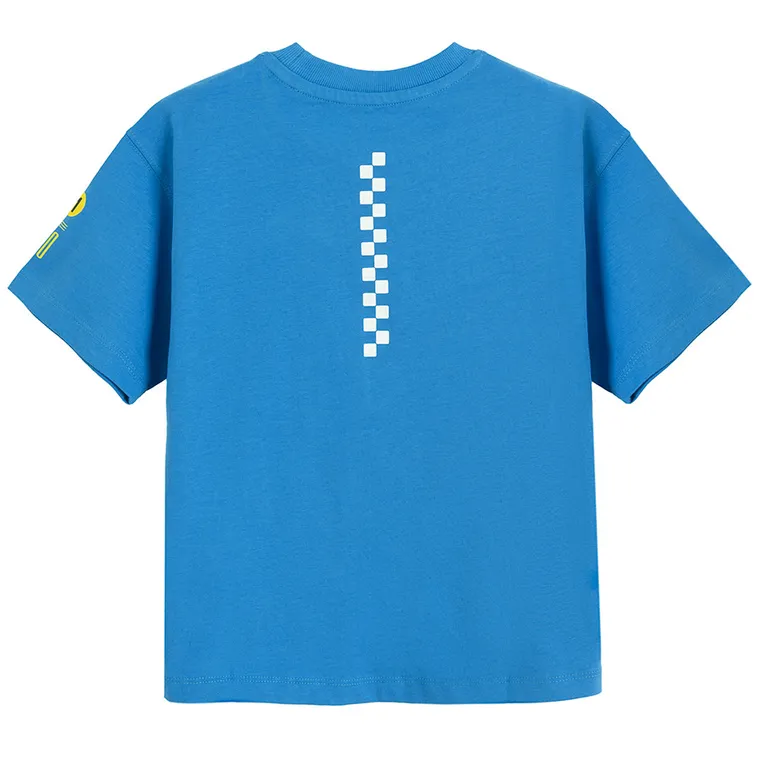 Cool Club, T-shirt chłopięcy, niebieski, Sonic the Hedgehog