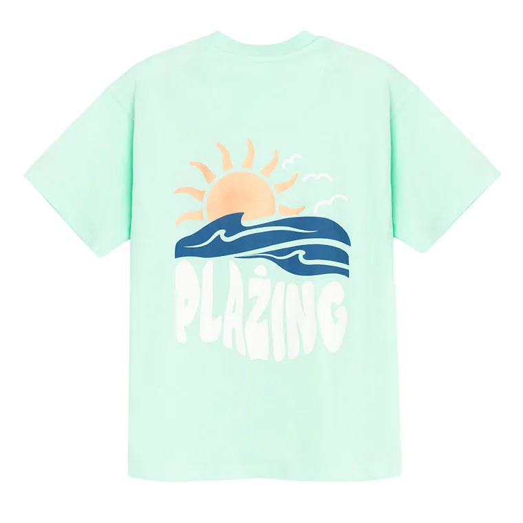 Cool Club, T-shirt chłopięcy, turkusowy