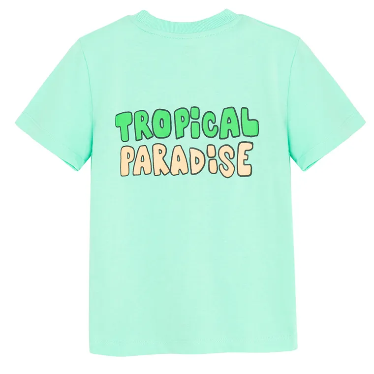 Cool Club, T-shirt chłopięcy, turkusowy