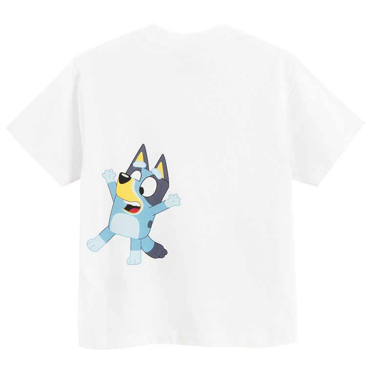 Cool Club, T-shirt dziecięcy, biały, Bluey