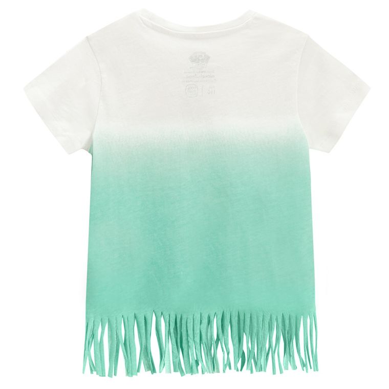 Cool Club, T-shirt dziewczęcy, biało-turkusowy, Psi Patrol