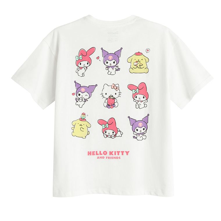 Cool Club, T-shirt dziewczęcy, biały, Kuromi
