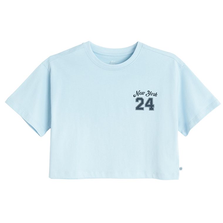 Cool Club, T-shirt dziewczęcy, crop top, mix, zestaw, 5 szt.