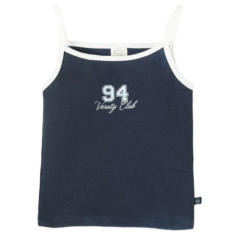 Cool Club, T-shirt dziewczęcy na ramiączka, mix, zestaw, 4 szt.