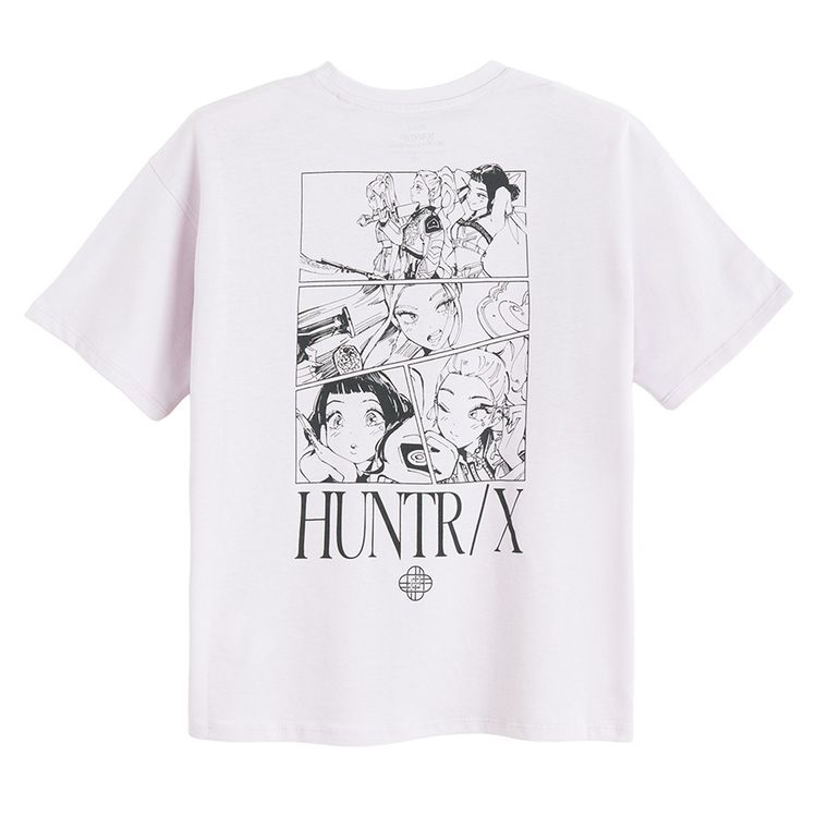 Cool Club, T-shirt dziewczęcy, oversize, fioletowy, K-Pop Demon Hunters
