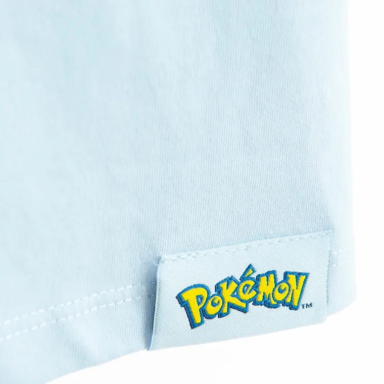 Cool Club, T-shirt dziewczęcy, oversize, niebieski, Pokemon