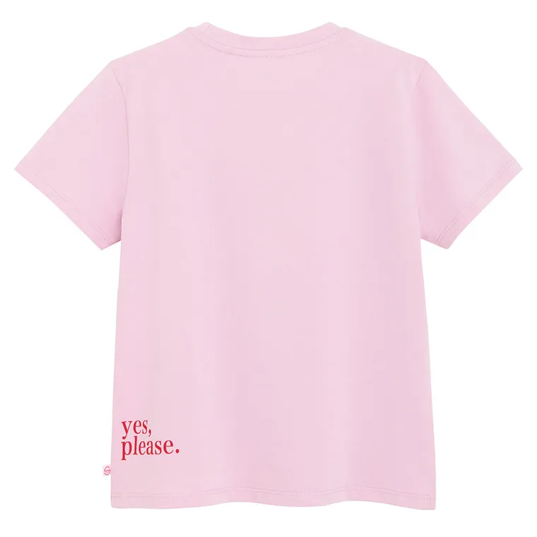 Cool Club, T-shirt dziewczęcy, różowy