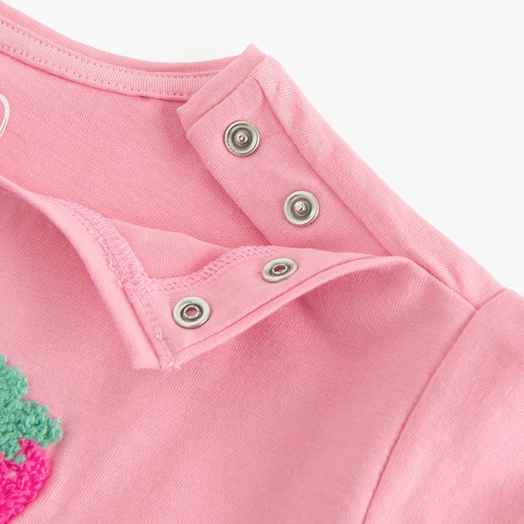 Cool Club, T-shirt dziewczęcy, różowy