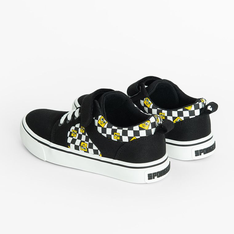 Cool Club, Trampki chłopięce, czarne, SpongeBob