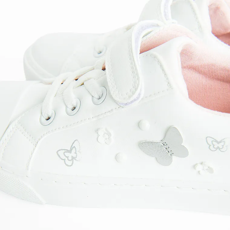 Cool Club, Trampki dziewczęce, białe