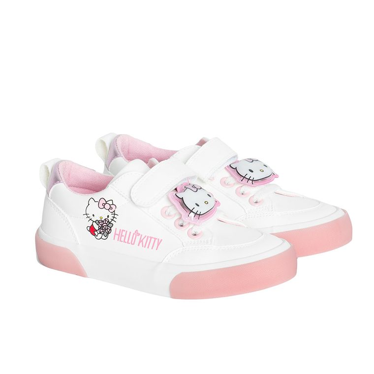Cool Club, Trampki dziewczęce, białe, świecące, Hello Kitty