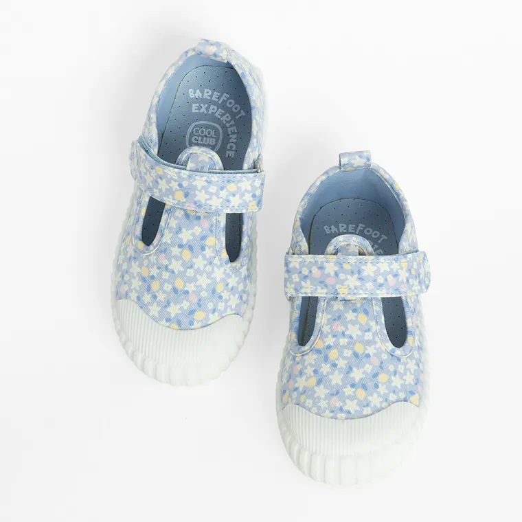 Cool Club, Trampki dziewczęce, niebieskie, Zdrowa Stopa, podeszwa Barefoot