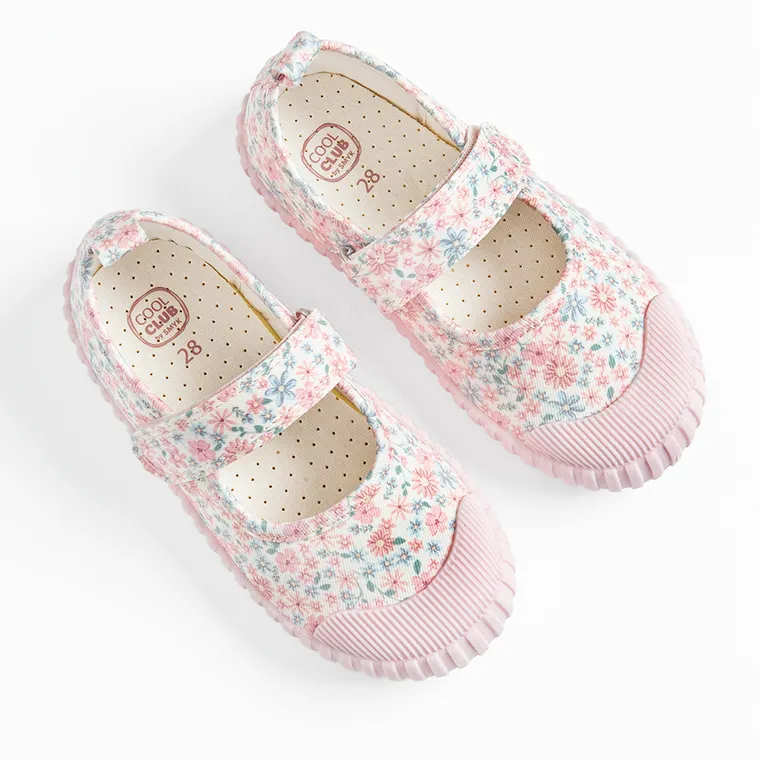 Cool Club, Trampki dziewczęce, różowe, Zdrowa Stopa, podeszwa Barefoot