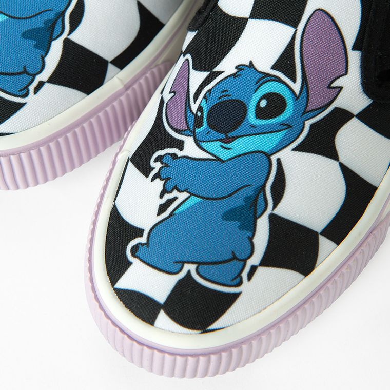 Cool Club, Trampki slip on dziewczęce, czarne, Lilo i Stitch