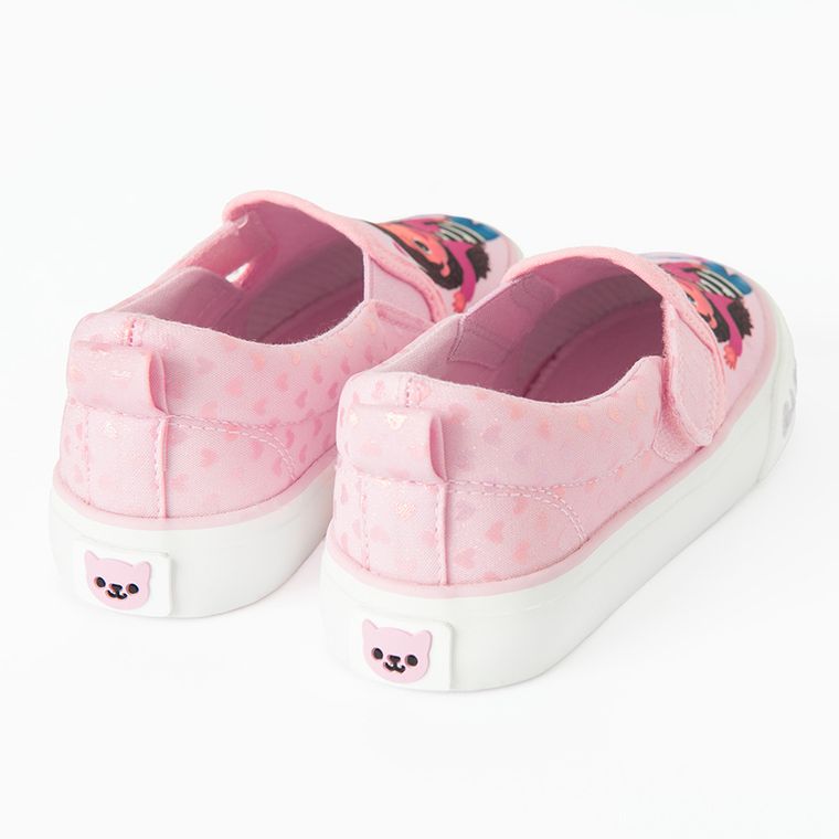 Cool Club, Trampki slip on dziewczęce, różowe, Koci Domek Gabi